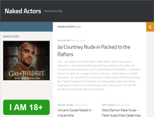 Tablet Screenshot of naked-actors.com